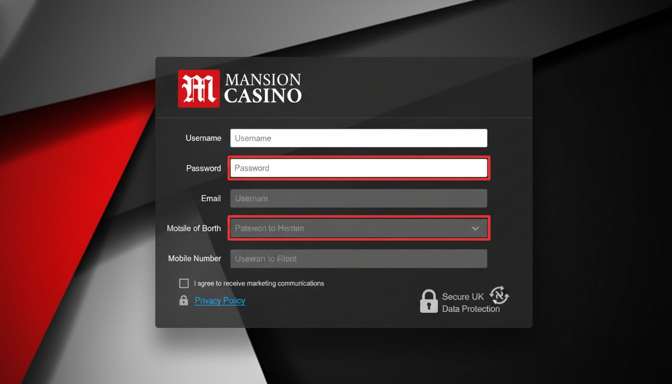 Alt: Focus on minimal required fields, consent boxes and security icons.
